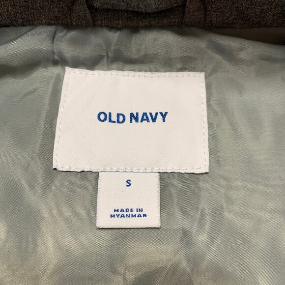 OLD NAVY Gray Mock Neck Quilted Winter Vest Small - Picture 5 of 9